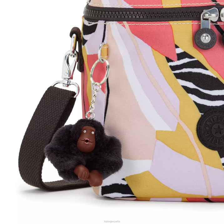 bolsa de almuerzo con estampado graham Kipling licencia abstracta mujer 884V624 bolsas de almuerzo