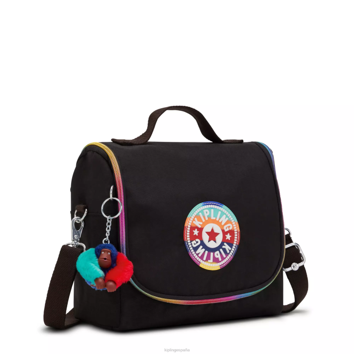 bolsa de almuerzo kichirou Kipling arco iris verdaderamente negro mujer 884V656 bolsas de almuerzo