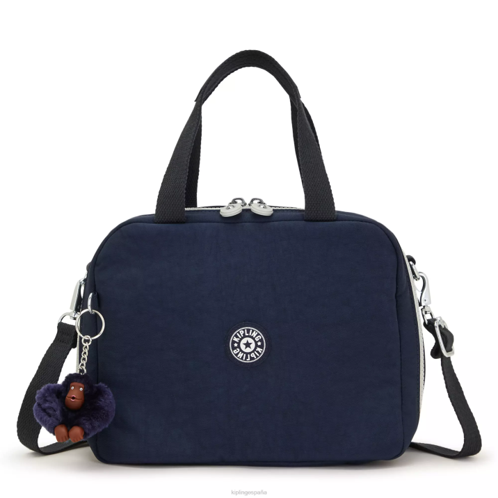 bolsa de almuerzo miyo Kipling verdadero azul gris mujer 884V631 bolsas de almuerzo