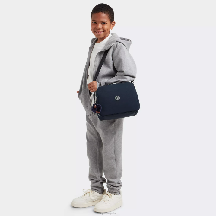 bolsa de almuerzo miyo Kipling verdadero azul gris mujer 884V631 bolsas de almuerzo