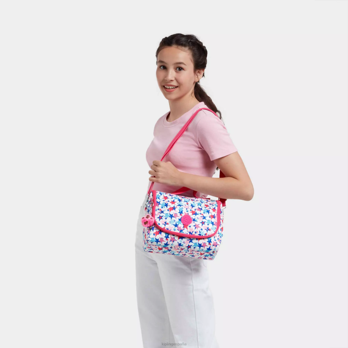 nueva bolsa de almuerzo con estampado de kichirou Kipling estrellas de amapola mujer 884V636 bolsas de almuerzo