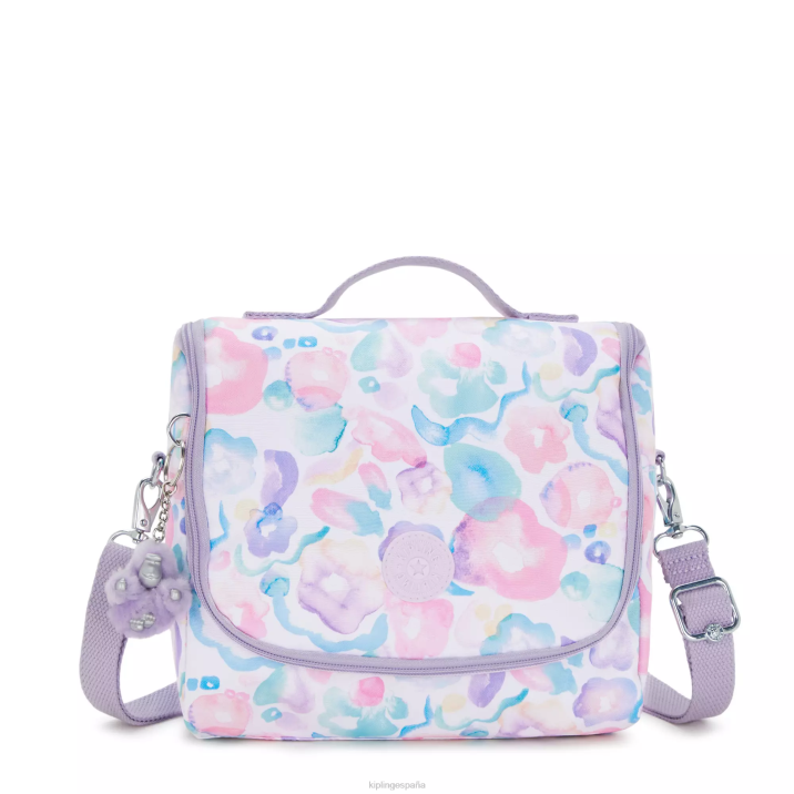 nueva bolsa de almuerzo con estampado de kichirou Kipling flores de agua mujer 884V642 bolsas de almuerzo