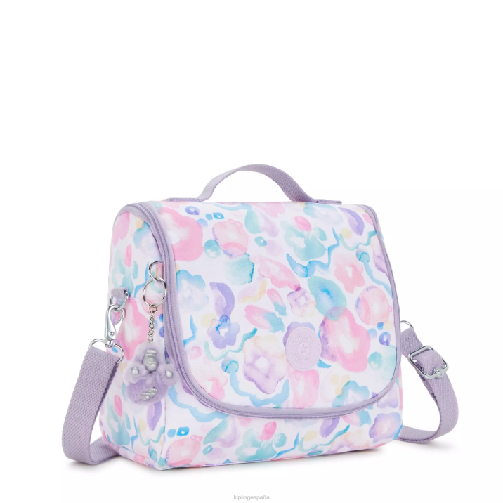 nueva bolsa de almuerzo con estampado de kichirou Kipling flores de agua mujer 884V642 bolsas de almuerzo