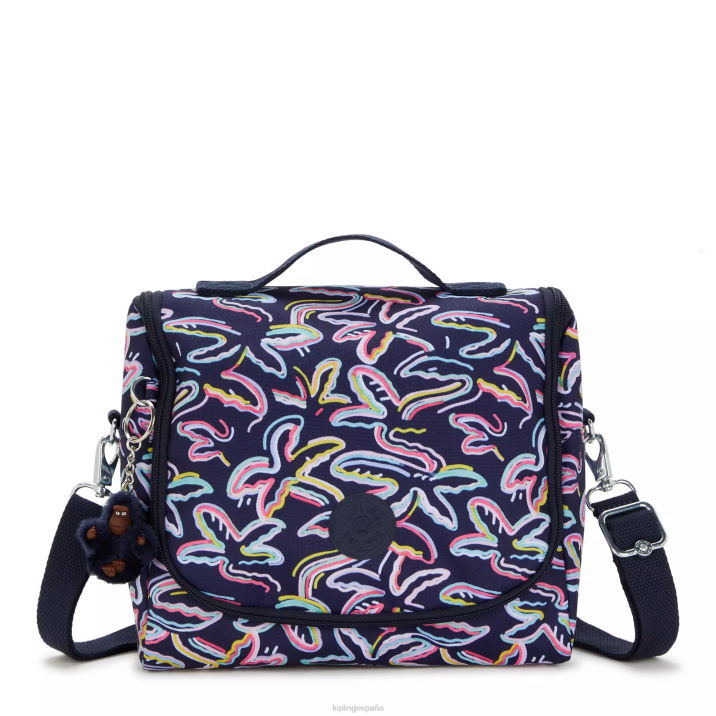 nueva bolsa de almuerzo con estampado de kichirou Kipling impresión de fiesta de palma mujer 884V639 bolsas de almuerzo