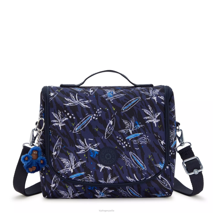 nueva bolsa de almuerzo con estampado de kichirou Kipling impresión de mar de surf mujer 884V638 bolsas de almuerzo