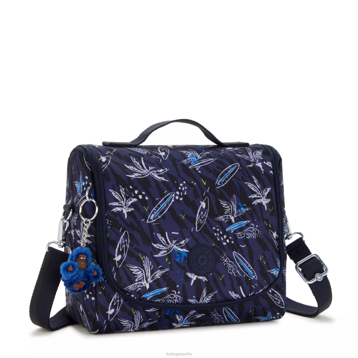 nueva bolsa de almuerzo con estampado de kichirou Kipling impresión de mar de surf mujer 884V638 bolsas de almuerzo