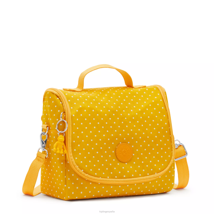nueva bolsa de almuerzo con estampado de kichirou Kipling punto suave amarillo mujer 884V637 bolsas de almuerzo
