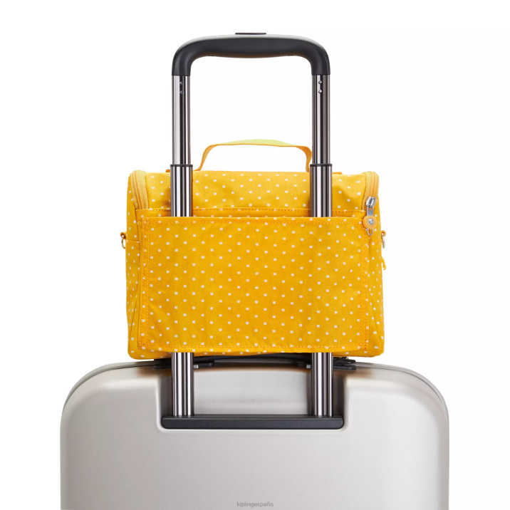 nueva bolsa de almuerzo con estampado de kichirou Kipling punto suave amarillo mujer 884V637 bolsas de almuerzo