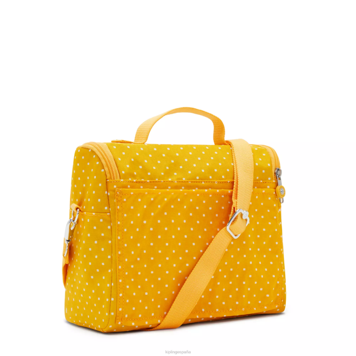nueva bolsa de almuerzo con estampado de kichirou Kipling punto suave amarillo mujer 884V637 bolsas de almuerzo