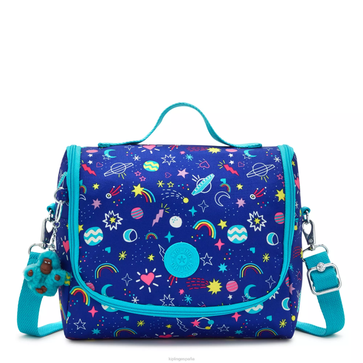 nueva bolsa de almuerzo con estampado de kichirou Kipling trucos de galaxias mujer 884V635 bolsas de almuerzo