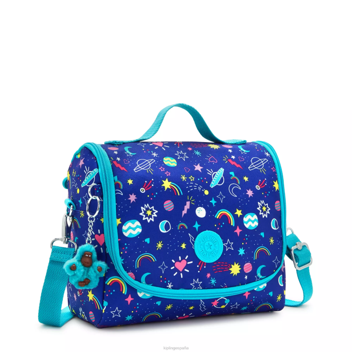 nueva bolsa de almuerzo con estampado de kichirou Kipling trucos de galaxias mujer 884V635 bolsas de almuerzo