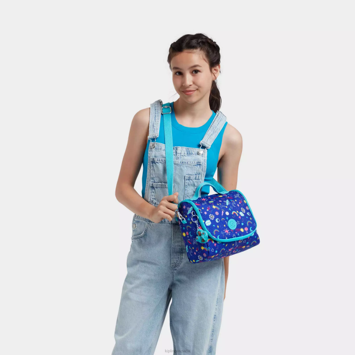nueva bolsa de almuerzo con estampado de kichirou Kipling trucos de galaxias mujer 884V635 bolsas de almuerzo