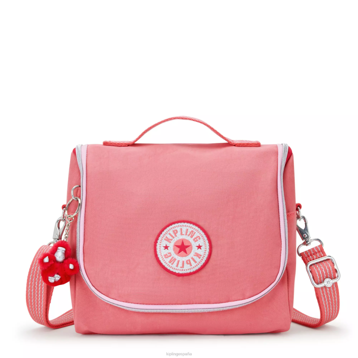 nueva bolsa de almuerzo kichirou Kipling alegre diversión rosa mujer 884V646 bolsas de almuerzo