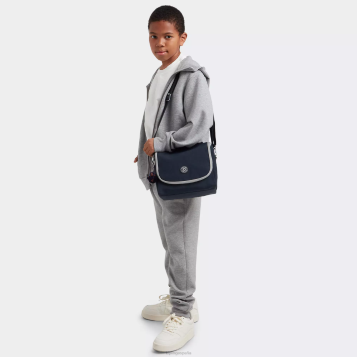 nueva bolsa de almuerzo kichirou kichirou Kipling verdadero azul gris mujer 884V657 bolsas de almuerzo
