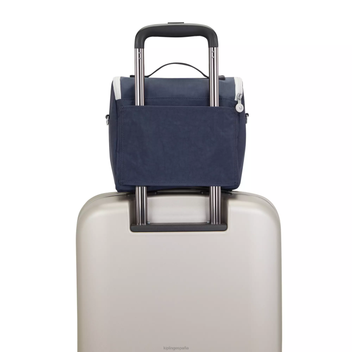 nueva bolsa de almuerzo kichirou kichirou Kipling verdadero azul gris mujer 884V657 bolsas de almuerzo