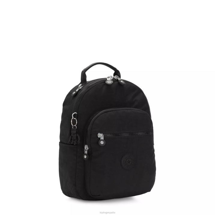 mochila pequeña para tableta de seúl Kipling negro negro mujer 884V420 con monograma