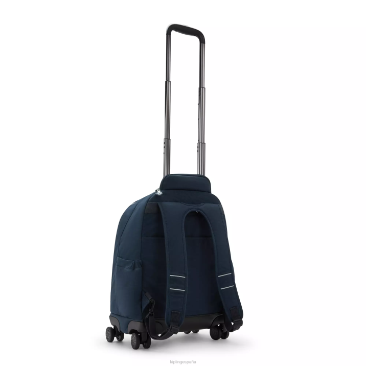 Mochila con ruedas para portátil New Zea de 15\" Kipling verdadero tono azul mujer 884V480 mochilas con ruedas