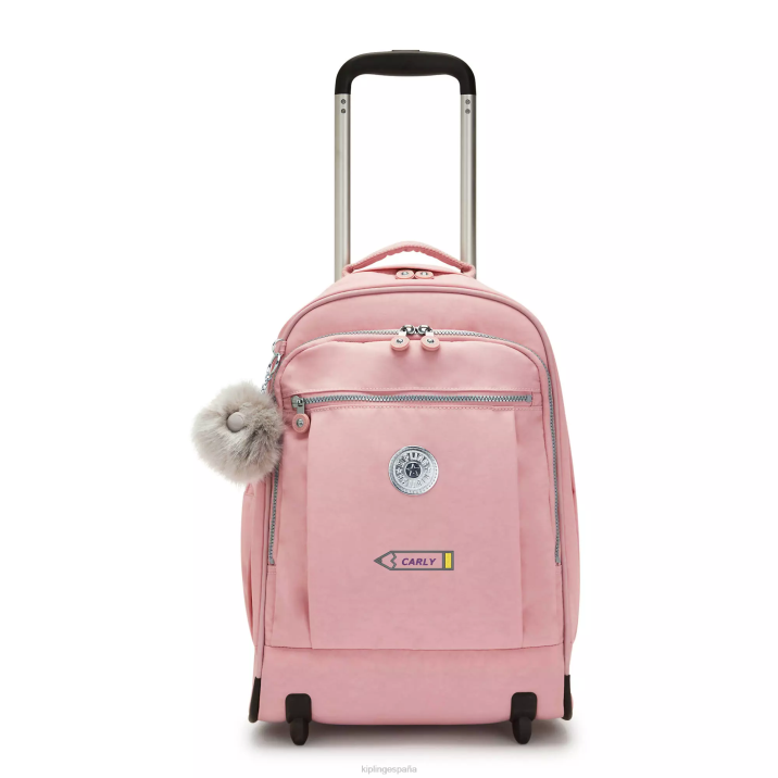 mirada mochila grande con ruedas Kipling rosa nupcial mujer 884V496 mochilas con ruedas
