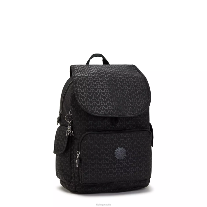 mochila con estampado city pack Kipling firma en relieve mujer 884V363 mochilas de moda