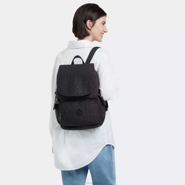 mochila con estampado city pack Kipling firma en relieve mujer 884V363 mochilas de moda