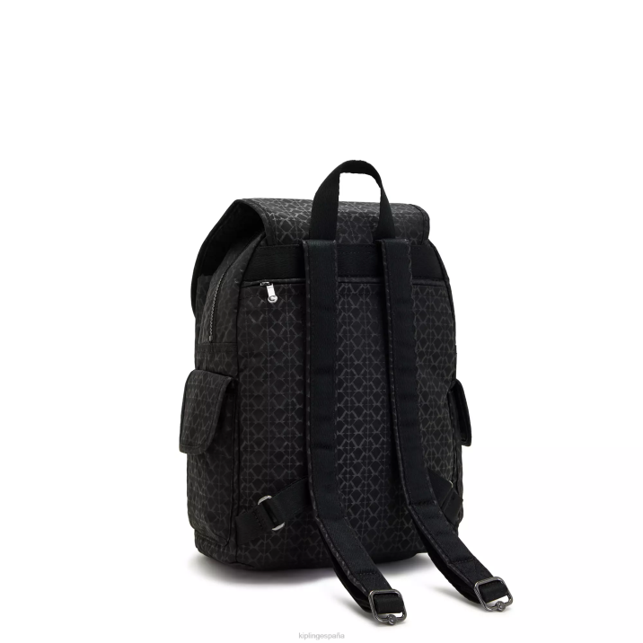 mochila con estampado city pack Kipling firma en relieve mujer 884V363 mochilas de moda
