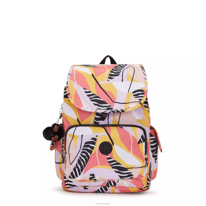 mochila con estampado city pack Kipling licencia abstracta mujer 884V339 mochilas de moda