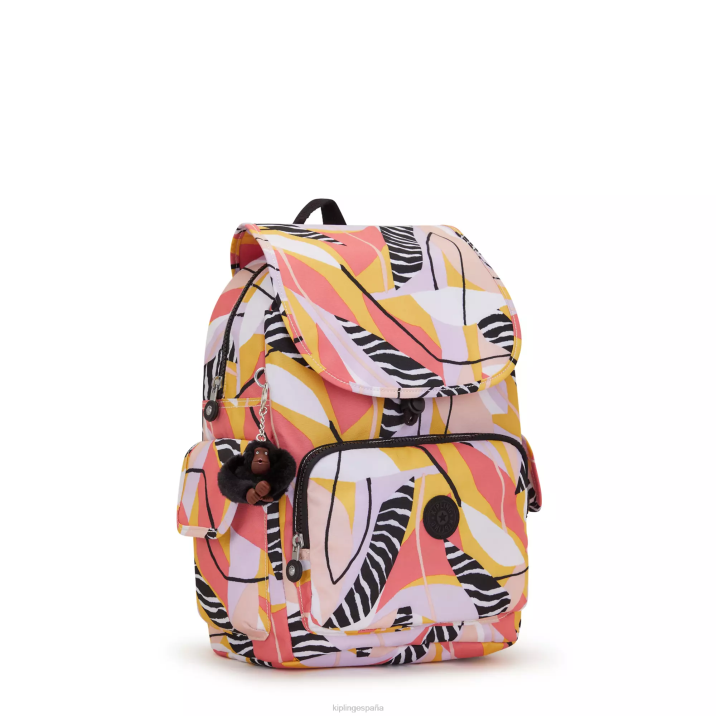 mochila con estampado city pack Kipling licencia abstracta mujer 884V339 mochilas de moda
