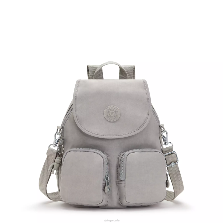 mochila convertible firefly up Kipling gris gris mujer 884V401 mochilas de moda