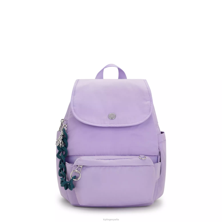 mochila convertible pequeña victoria tang city pack Kipling vt hielo lavanda mujer 884V361 mochilas de moda