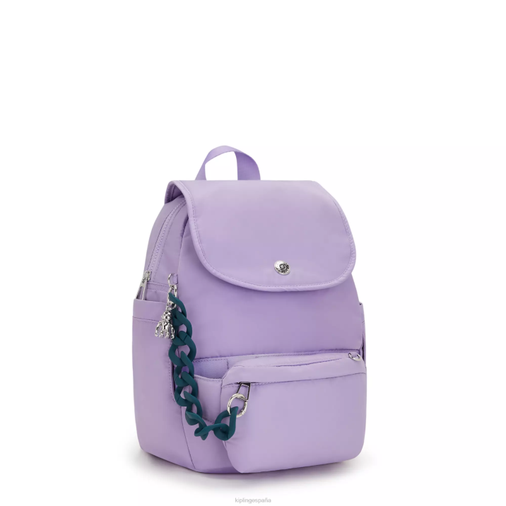 mochila convertible pequeña victoria tang city pack Kipling vt hielo lavanda mujer 884V361 mochilas de moda