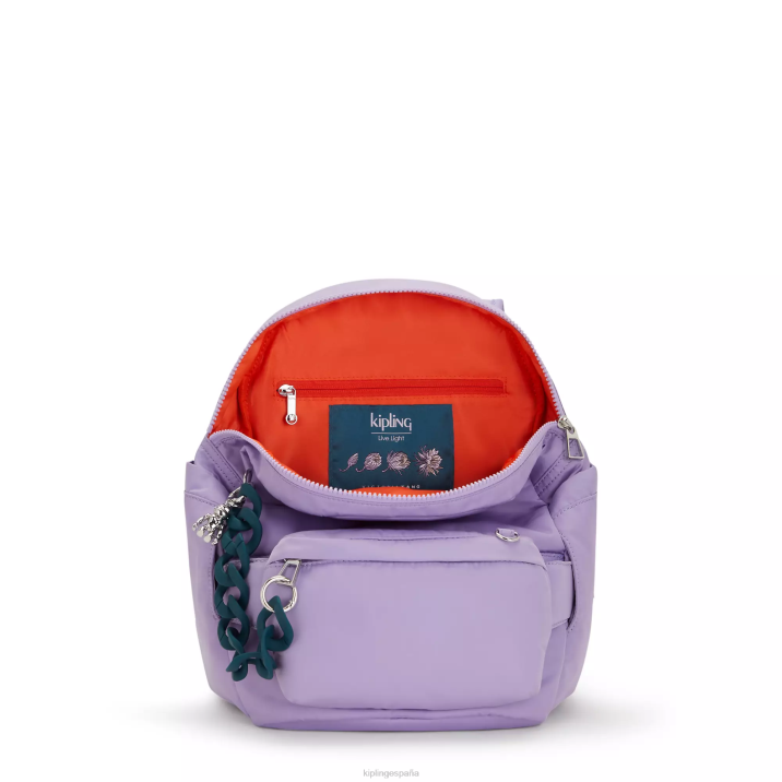 mochila convertible pequeña victoria tang city pack Kipling vt hielo lavanda mujer 884V361 mochilas de moda