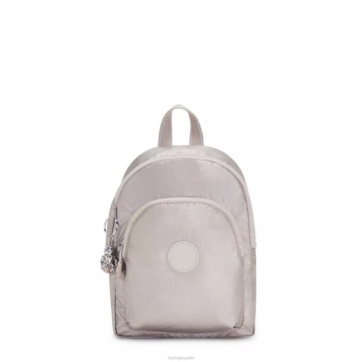 mochila curtis compacta metalizada convertible Kipling resplandor metalico mujer 884V397 mochilas de moda