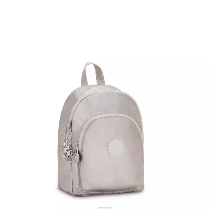 mochila curtis compacta metalizada convertible Kipling resplandor metalico mujer 884V397 mochilas de moda