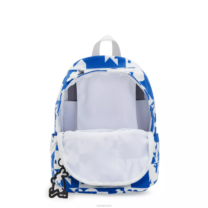 mochila delia minju kim Kipling impresión múltiple minju mujer 884V337 mochilas de moda