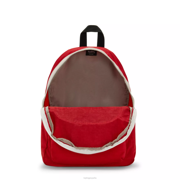 mochila mediana curtis Kipling colorete rojo mujer 884V374 mochilas de moda