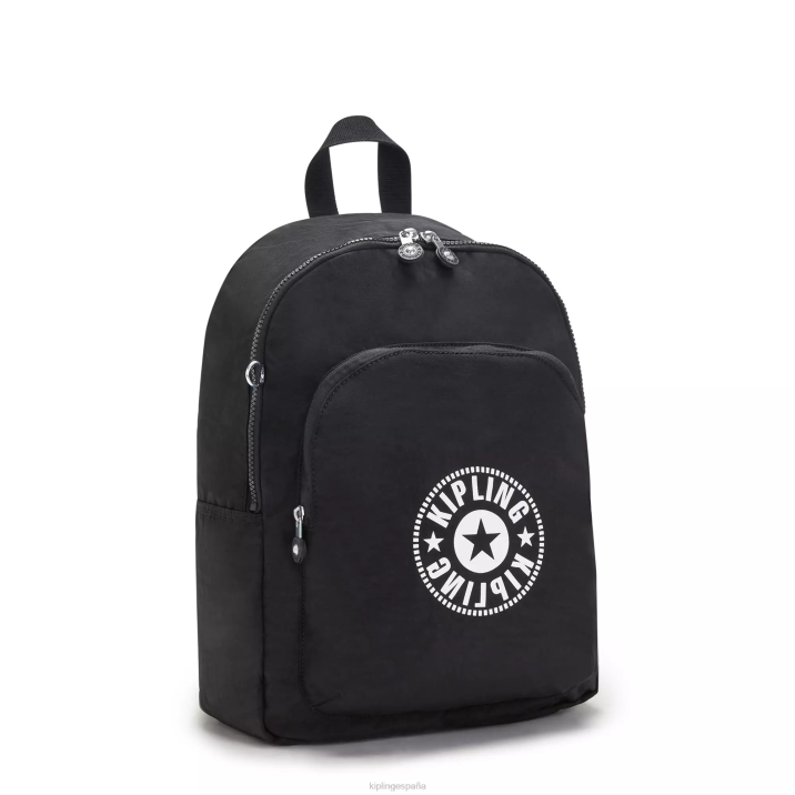 mochila mediana curtis Kipling luz negra mujer 884V372 mochilas de moda