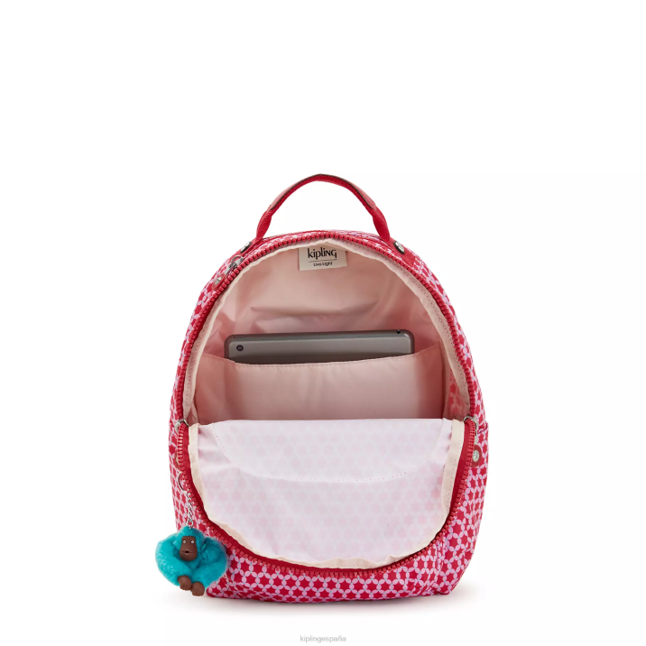 mochila pequeña con estampado de tablet seoul Kipling punto estrellado mujer 884V347 mochilas de moda