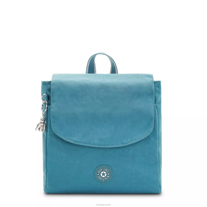 mochila pequeña dannie Kipling verde azulado del océano mujer 884V393 mochilas de moda