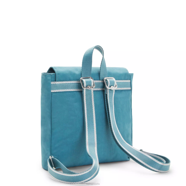 mochila pequeña dannie Kipling verde azulado del océano mujer 884V393 mochilas de moda