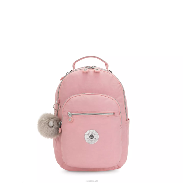 mochila pequeña para tableta de seúl Kipling rosa nupcial mujer 884V343 mochilas de moda