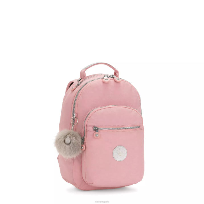 mochila pequeña para tableta de seúl Kipling rosa nupcial mujer 884V343 mochilas de moda