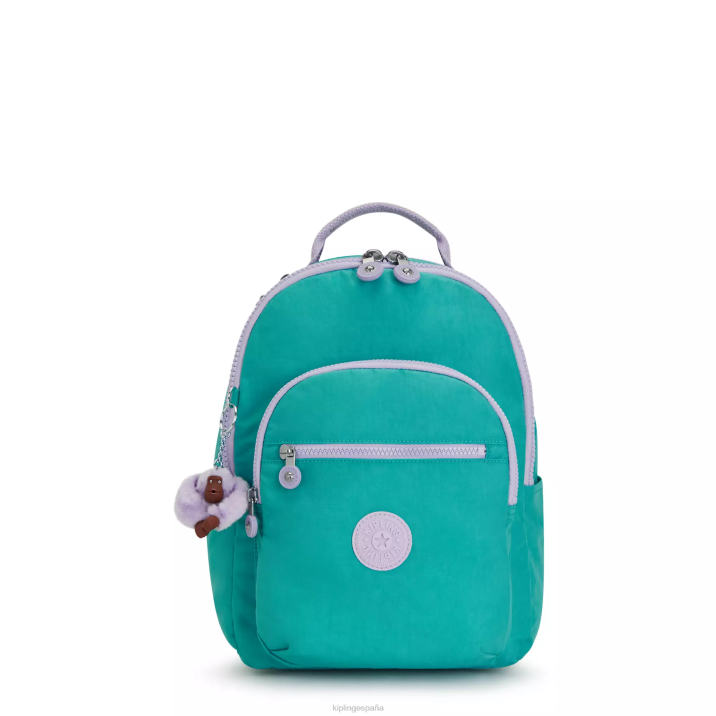 mochila pequeña para tableta de seúl Kipling surfista verde mujer 884V342 mochilas de moda