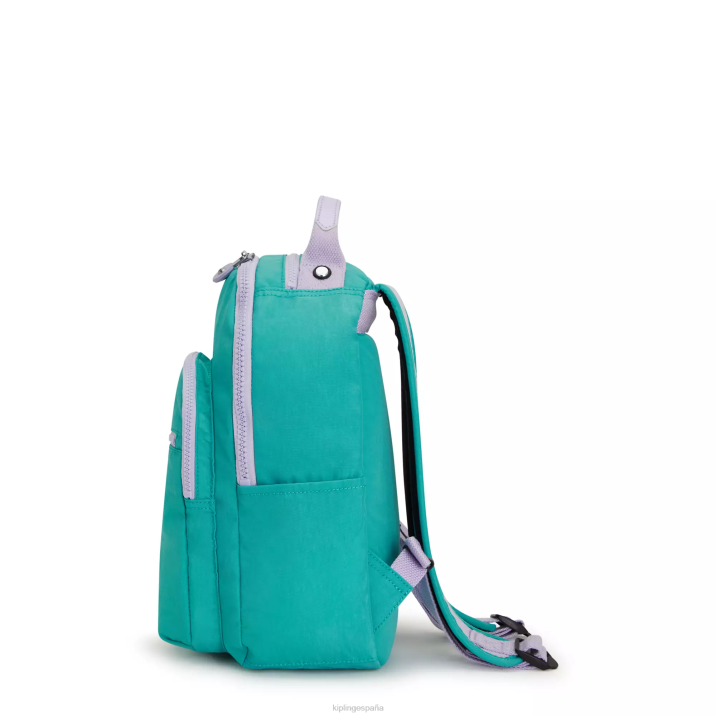 mochila pequeña para tableta de seúl Kipling surfista verde mujer 884V342 mochilas de moda