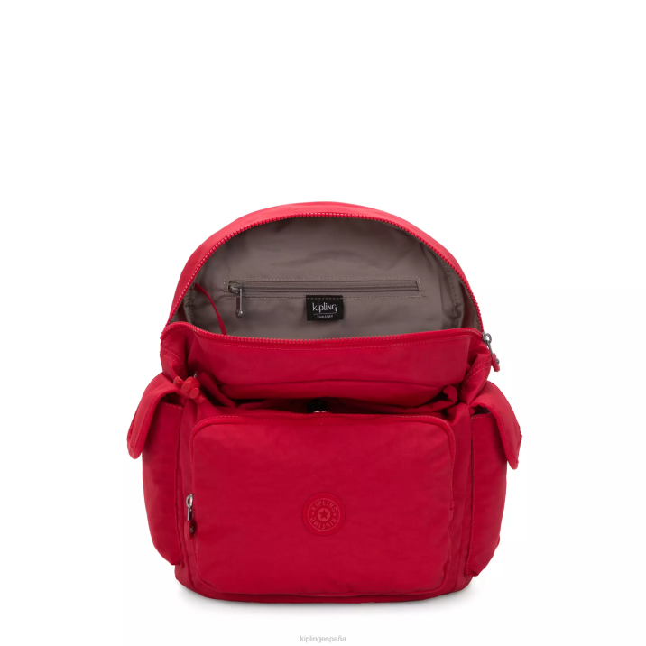 mochila urbana Kipling colorete rojo mujer 884V354 mochilas de moda