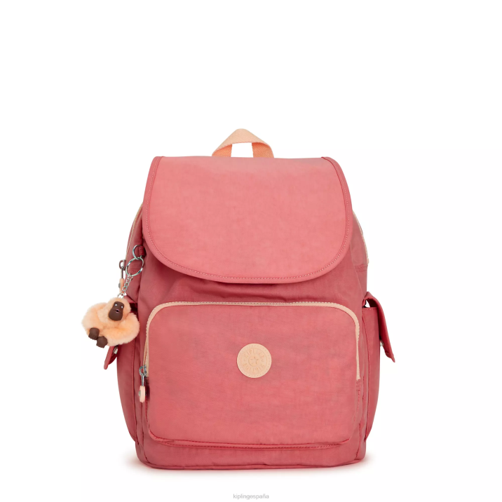 mochila urbana Kipling rosa alegre mujer 884V355 mochilas de moda