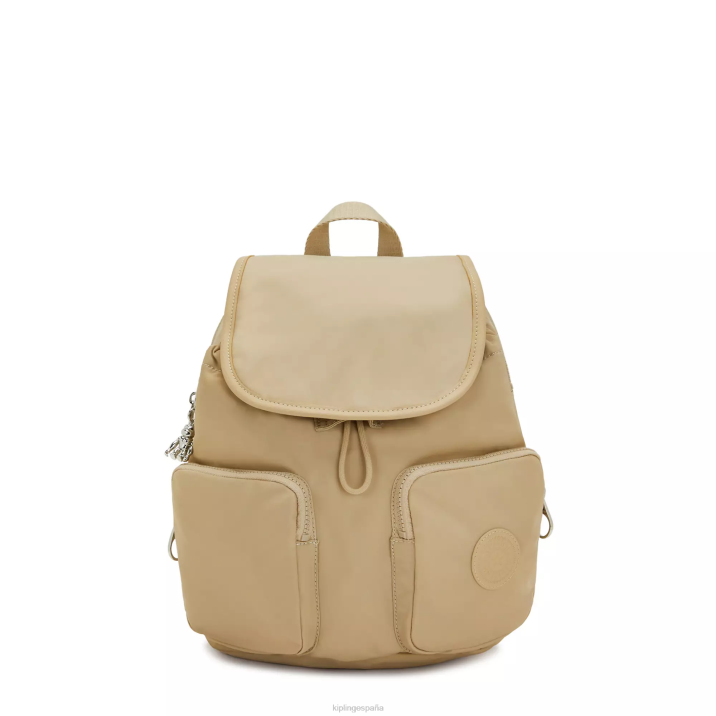 nueva mochila city pack Kipling beige natural mujer 884V360 mochilas de moda