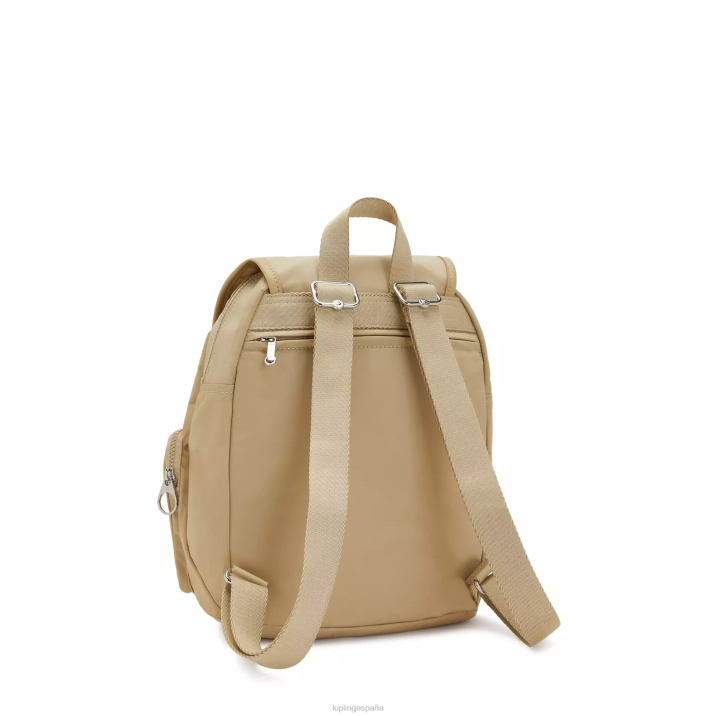 nueva mochila city pack Kipling beige natural mujer 884V360 mochilas de moda