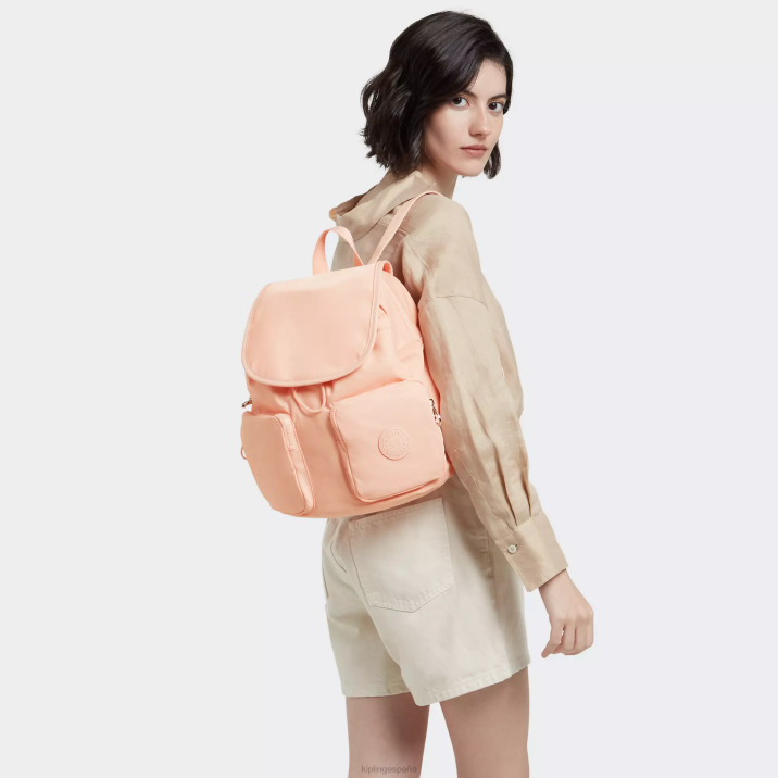 nueva mochila city pack Kipling rosa de jardín mujer 884V359 mochilas de moda