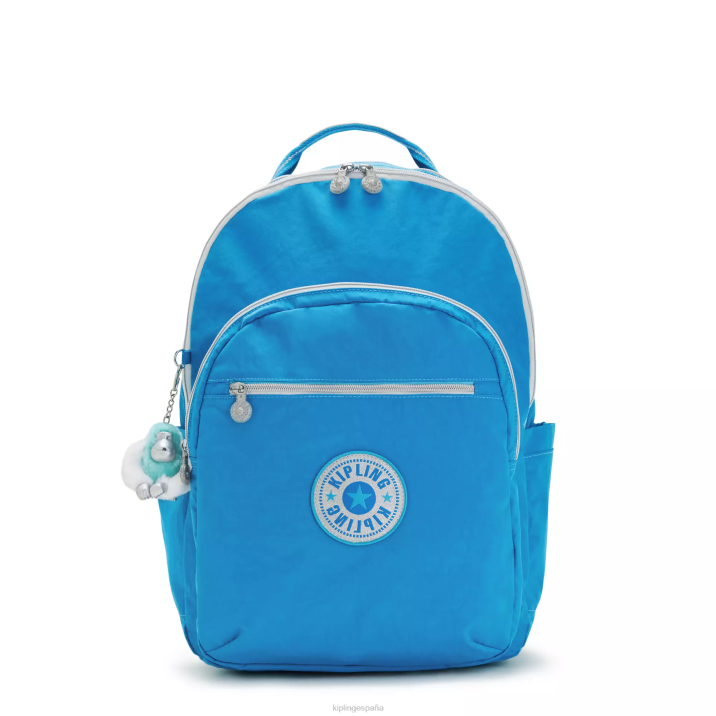 Mochila extragrande para portátil de 17" Seoul Kipling ansiosa diversión azul mujer 884V440 mochilas para portátiles