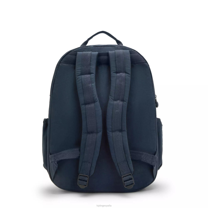 Mochila extragrande para portátil de 17\" Seoul Kipling verdadero tono azul mujer 884V487 mochilas para portátiles